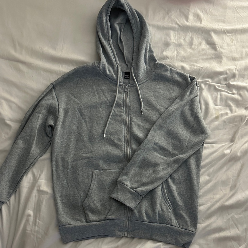 NFINITY Men's Zip Up Gray Sweater